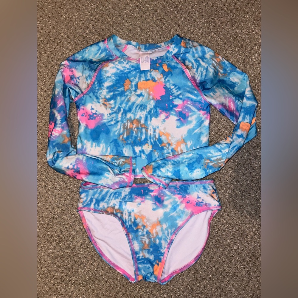 Girls Swim Suit XL(14-16) rash guard